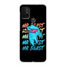 Чехлы Мистер Бист для Мото G30 – logo Mr beast