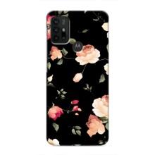 Чехлы с Цветами для Motorola MOTO G30 (VPrint) (Розочки)