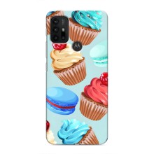 Чохли з фруктами для Motorola MOTO G30 (VPrint) (Кексики)