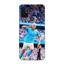 Чехлы с футболистом Ерлинг Холанд для Motorola MOTO G30 (AlphaPrint) (фанаты Холанда)