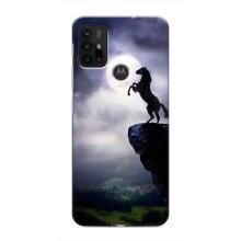 Чехлы с изображением разных животных для Motorola MOTO G30 (Лошадь)