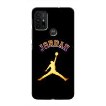 Чехлы для Motorola MOTO G30 - с картинкой JORDAN (AlphaPrint) (Jordan Gold)