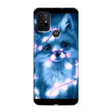 Чехлы с картинкой Лисички для Motorola MOTO G30 (VPrint) (Яркая лисичка)