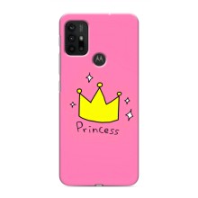 Чехол с картинкой (Стильные) для Мото G30 - (AlphaPrint) (Princess)