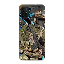 Чехлы с картинкой ЗСУ для Motorola MOTO G30 (AlphaPrint) (Воїн ЗСУ)