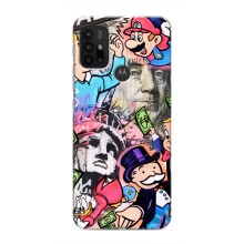 Чехлы с крутыми принтами для Motorola MOTO G30 - (PREMIUMPrint) (Monopoly man)