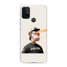 Чохли з Мавпами NFT для Motorola MOTO G30 (AlphaPrint) (мавпа NFT в окулярах)