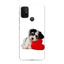 Чехлы с собаками для Motorola MOTO G30 (VPrint) (Песик)