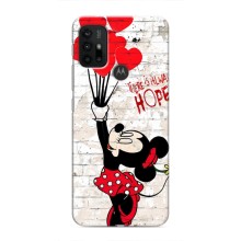 Чехол Disney Mouse Motorola MOTO G30 (PREMIUMPrint) (Heart Minni)