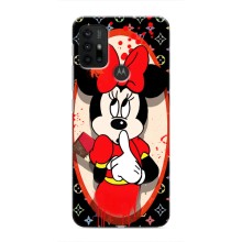 Чехол Disney Mouse Motorola MOTO G30 (PREMIUMPrint) (Минни Маус ЛВ)