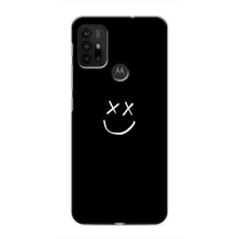 Чехол для Мото G30 - (AlphaPrint) с печатью (ТОП продаж) (Смайл)