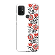 Чехол для Патриота Украины Motorola MOTO G30 - (AlphaPrint) – Яркая вишиванка