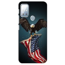Чохол Прапор USA для Motorola G30 – Орел і прапор