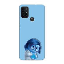 Чехол Головоломка для Motorola MOTO G30 - (AlphaPrint) (Печаль)