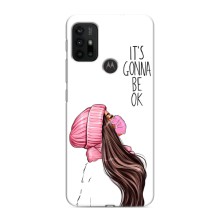 Чехол с печатью для Motorola MOTO G30 - (Мода) (AlphaPrint) (Коронавирус)