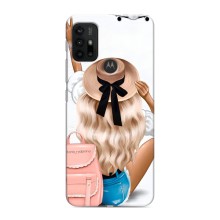 Чехол с печатью для Motorola MOTO G30 - (Мода) (AlphaPrint) (Путешествие)