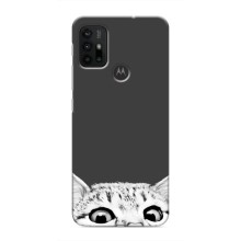 Чохол на Моторола МОТО G30 з Котиками (VPrint) (Виглядає котик)