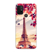 Чехол Эйфелева Башня для Motorola MOTO G30 - (AlphaPrint) (Эйфелева Башня)