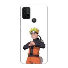 Чохли з принтом НАРУТО на Motorola MOTO G30 (Веселий Наруто)
