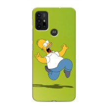 Чехол с Симпсонами для Motorola MOTO G30 (VPrint) (Гомер Симпсон)