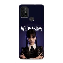 Чехлы Венсдей на Motorola MOTO G30 Уэнсдей (AlphaPrint) (Wednesday)