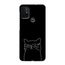 Чохол з малюнком кіт на Motorola MOTO G30 (Байдужий кіт)