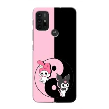 Чехол с кроликом Куроми на Motorola MOTO G30 (Куроми Инь Янь)