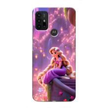 Чехол Рапунцель для Motorola MOTO G30 (Рапунцель в замке)