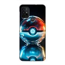 Чехол с Пикачу на Motorola MOTO G30 (Мяч Пикачу)