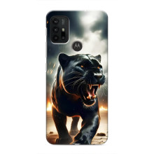 Чехол с картинкой «Хищники» для Motorola MOTO G30 – Пантера