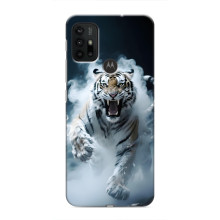 Чехол с картинкой «Хищники» для Motorola MOTO G30 – Тигр