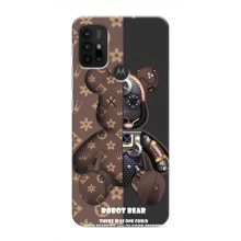 Крутые Чехлы Луи Виттон для Motorola MOTO G30 (AlphaPrint) (Медведь Луи Витон)