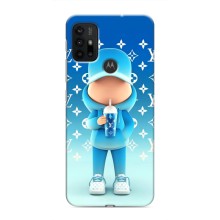 Крутые Чехлы Луи Виттон для Motorola MOTO G30 (AlphaPrint) (Парень LV)