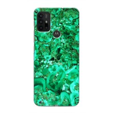 Мраморный чехол на Motorola MOTO G30 (VPrint) (Салатный Мрамор)