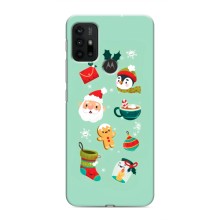 Новогодние Чехлы для Мото G30 (VPrint) (Настроение НГ)