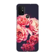 Чехлы с тематикой "ЦВЕТЫ" на Motorola MOTO G30 (Бутоны)