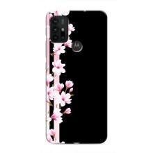 Чехлы с тематикой "ЦВЕТЫ" на Motorola MOTO G30 (Цветочки)