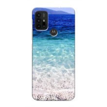 Силіконовий чохол з КАРТИНКАМИ літо для Motorola MOTO G30 (AlphaPrint) (Море)