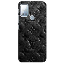 Текстурный Чехол Louis Vuitton для Моторола Мото джи30 – Черный ЛВ