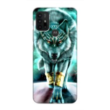 Захисні чохли для Моторола МОТО G30 (AlphaPrint) (ХІТ продаж) ВОВК (Яскравий вовк)