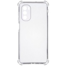TPU чехол GETMAN Ease logo усиленные углы Full Camera для Motorola Moto G31 – Прозрачный