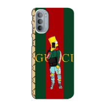 Брендновые Чехлы для Motorola MOTO G31 - (PREMIUMPrint) (Барт ГУЧЧИ)