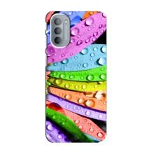 Чехлы (ART) Цветы на Motorola MOTO G31 (VPrint) (Семицветик)