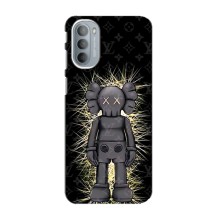 Чехлы для Motorola MOTO G31 - Bearbrick Louis Vuitton (PREMIUMPrint) (Bearbrick LV)