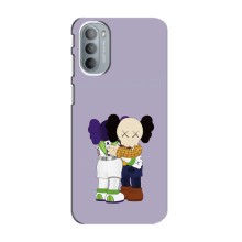 Чехлы для Motorola MOTO G31 - Bearbrick Louis Vuitton (PREMIUMPrint) (Дружба Беарбрик)