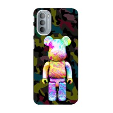 Чехлы для Motorola MOTO G31 - Bearbrick Louis Vuitton (PREMIUMPrint) (Яркий Bearbrick)