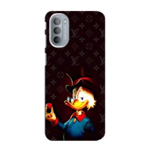 Чехлы для Motorola MOTO G31 - Скрудж МакДак Louis Vuitton (PREMIUMPrint) (Скрудж с бриллиантом)