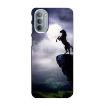 Чехлы с изображением разных животных для Motorola MOTO G31 (Лошадь)