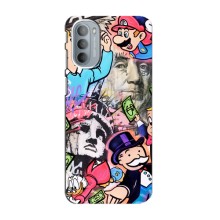 Чехлы с крутыми принтами для Motorola MOTO G31 - (PREMIUMPrint) (Monopoly man)