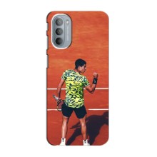 Чехлы с принтом Спортивная тематика для Motorola Moto G31 (Алькарас Теннисист)